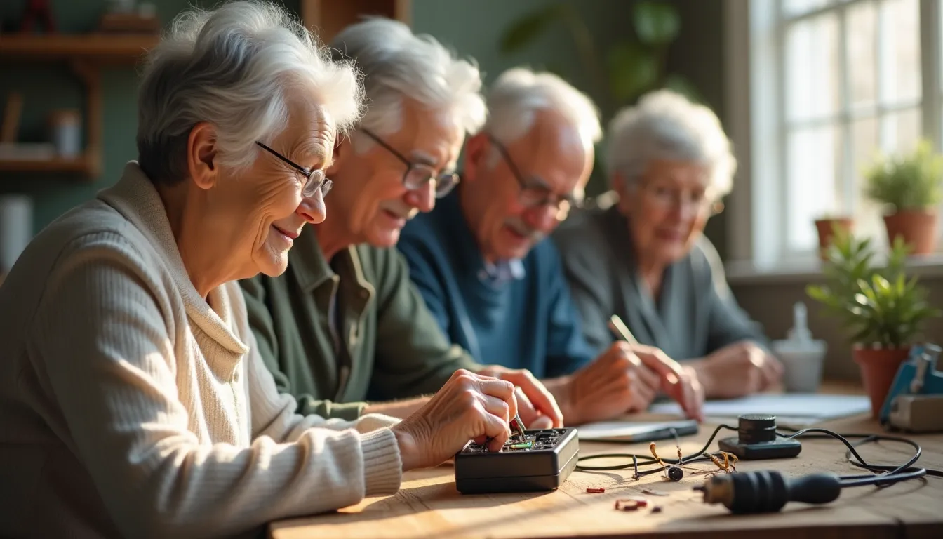 Workshops und Tipps: Senioren reparieren Elektrogeräte selber